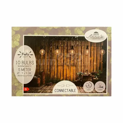 Partylights 10l/l5m 4cm transparant