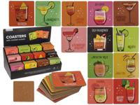 Out Of The Blue Onderzetter cocktail kurk 9,5x9,5cm - thumbnail