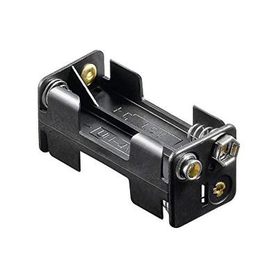 Goobay 11990 Batterijhouder Aantal cellen: 4 AAA (potlood) Drukknopaansluiting (l x b x h) 54.5 x 26 x 24.5 mm
