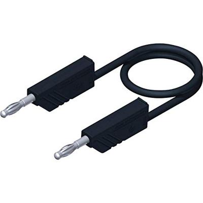 SKS Hirschmann MLS SIL WG 100/1 Veiligheidsmeetsnoer Banaanstekker 4 mm Banaanstekker 4 mm 1.00 m Zwart 1 stuk(s)