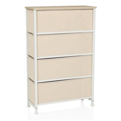 hjh LIVING Kast Foldress (4 vakken, Beige)