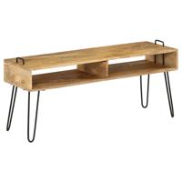VidaXL Tv-meubel 110x35x45 cm massief mangohout - thumbnail