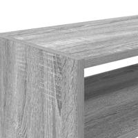 Schoenenrekken 2 st stapelbaar 60x30x30,5 cm grijs sonoma eiken - thumbnail