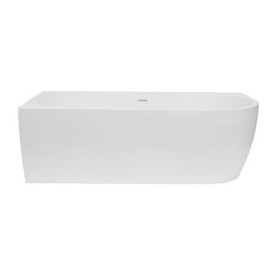 Go by Van Marcke D-Shape Design - halfvrijstaand bad - 180x80x60cm - hoek links - acryl - mat wit 20006163