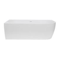 Go by Van Marcke D-Shape Design - halfvrijstaand bad - 180x80x60cm - hoek links - acryl - mat wit 20006163 - thumbnail