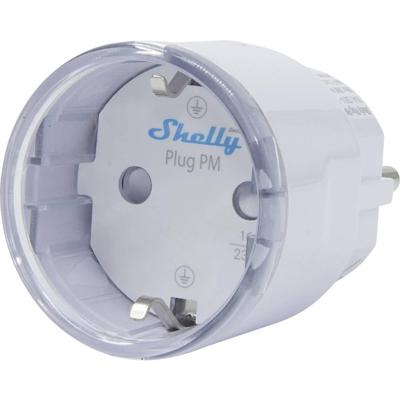 Shelly Plug PM Gen3 White Draadloos stopcontact WiFi, Bluetooth Shelly