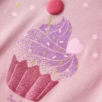 VidaXL Kindershirt met lange mouwen 128 lichtroze - thumbnail