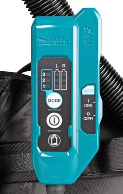 Makita VC012GZ01 Accu rugstofzuiger met machineansluiting + AWS-zender XGT 40V Max Basic Body Makita VC012GZ01 Accu rugstofzuiger met machineansluiting + AWS-zender XGT 40V Max Basic Body