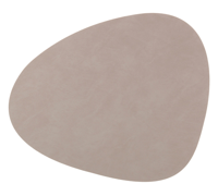 LIND DNA - Dinner Mat Curve - Placemat 37x44cm Nupo Light Grey - thumbnail