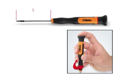 Beta Micro-schroevendraaiers voor Torx® schroeven 1257TX 7 - 012570077