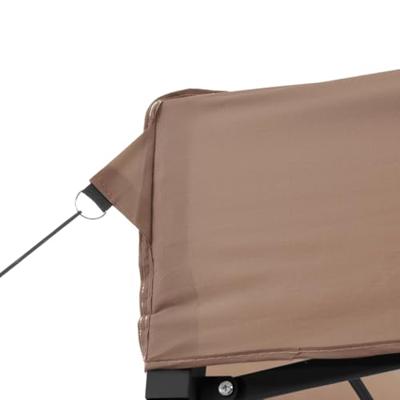 VidaXL Partytent inklapbaar pop-up 200x200x306 cm bruin