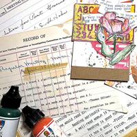 Ranger Ink Ranger • dina wakley media typed ledgers set 2 12sheets - thumbnail