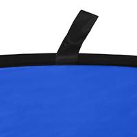 VidaXL Achtergrondscherm studio 2-in-1 ovaal 200x150 cm groen en blauw - thumbnail