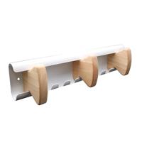 Unilux muurkapstok Aurora, wit, 3 haken - thumbnail