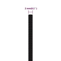 VidaXL Werktouw 2 mm 500 m polyester zwart - thumbnail