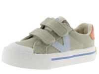 Kindersneakers van gekleurd canvas Tribu Tiras Lona VICTORIA® kaki - thumbnail