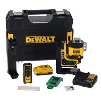 DeWalt DCLE34035D1-QW Kruislijnlaser | 3x360° | Groene Straal | + afstandsbediening | 18 Volt | 2.0Ah Li-Ion + lader - DCLE34035D1-QW - thumbnail