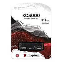 Kingston KC3000 512 GB M.2 SSD harde schijf PCIe NVMe 4.0 x4 SKC3000S/512G - thumbnail