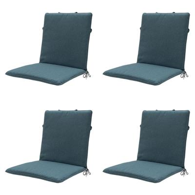 Stapelstoelkussen zeeblauw eco nature buitenafwerking 97x49 (4 stuks) Madison - Madison