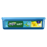 Swiffer wet vloerdoekjes citroengeur 20 stuks - thumbnail