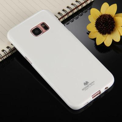 Samsung Galaxy S7 Edge Glitter poeder structuur schokbestendig MERCURY GOOSPERY TPU back cover Hoesje wit Samsung Galaxy S7 Edge Glitter poeder structuur schokbestendig MERCURY GOOSPERY TPU back cover Hoesje wit