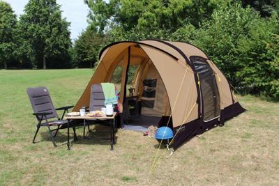 Eurotrail Iowa BTC Alu Familietent Beige/Black OS