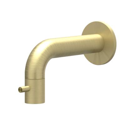 IVY Concord Fonteinkraan - Inbouw - Hartafstand 12.5 cm - Geborsteld Mat Goud PVD