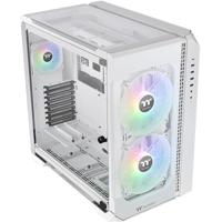 Thermaltake view 51 tg snow argb edition midi tower behuizing (wit | 4x usb-a | 1x usb-c | rgb | window) - thumbnail