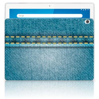 Lenovo Tab M10 Leuke Siliconen Hoes Jeans