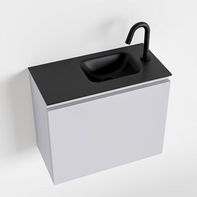 MONDIAZ OLAN 60cm toiletmeubel cale. LEX wastafel urban rechts 1 kraangat