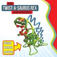 Clics Spaghetteez twist-a-saurus rex flexibele bouwstaafjes, 64dlg. - thumbnail