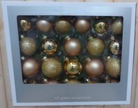 Kerstballen glas goud 42 ballen - Warentuin mix - thumbnail