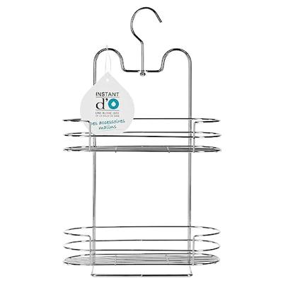 5Five Doucherekje - 2-laags - met haak - 25 x 9 x 39 cm - metaal