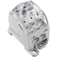 Weidmüller 1562210000 Verdeelblok Schroeven Grijs, Transparant 1 stuk(s) - thumbnail