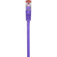 Renkforce RF-4724912 RJ45 Netwerkkabel, patchkabel CAT 6 S/FTP 0.15 m Violet Snagless, Vergulde steekcontacten, Monteerbaar 1 stuk(s) - thumbnail