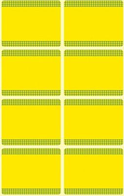 Avery AV-59373 Z-Design Diepvriesetiketten 36x28 mm 40 Stuks Geel