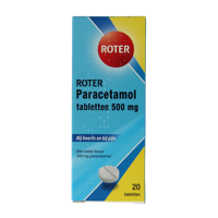 Roter Paracetamol 500mg 20 Tabletten - thumbnail