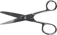 Desq schaar 18 cm, verchroomd, asymmetrische ogen - thumbnail