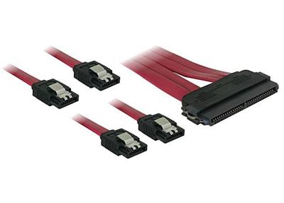 DeLOCK SAS SFF-8484 > 4x SATA 7-Pin adapter