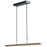 Masterlight HanglampOak zwart nikkel met hout 104cm - 2785-81-NA-P-DW - thumbnail