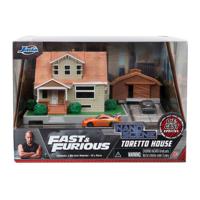 Jada Toys Jada fast & furious nano dom&apos;s huis diorama met voertuigen - thumbnail
