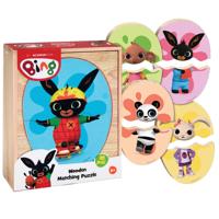 Bing houten match puzzel, 10st. - thumbnail