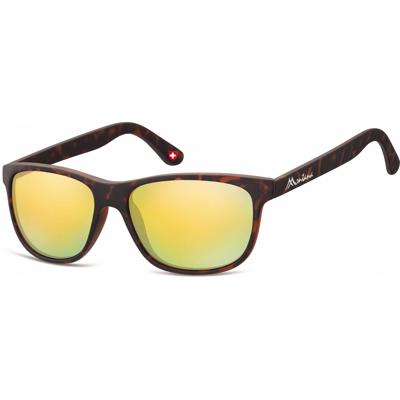 Zonnebril Montana met geel glas mat turtle