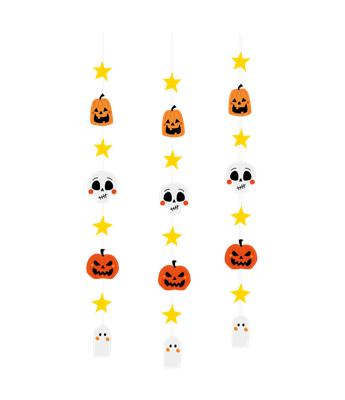 Happy Halloween Hangende Decoratie (3st)
