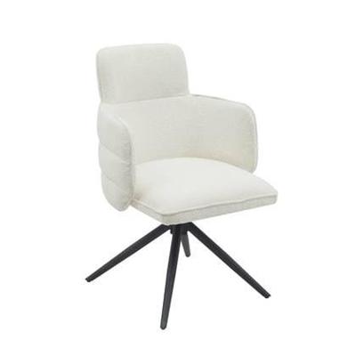 Giga Meubel - Eetkamerstoel Laurens Draaibaar Beige Giga Meubel - Eetkamerstoel Laurens Draaibaar Beige