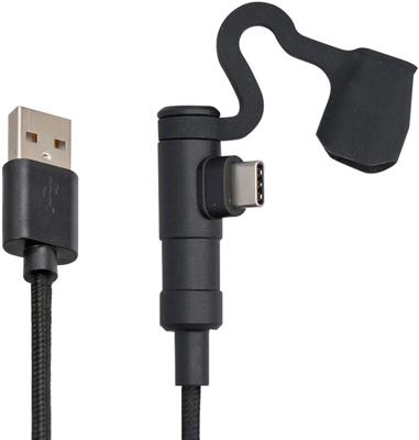 DAYTONA usb-oplaadkabel motorfiets usb cable type-a to type- sw 20cm