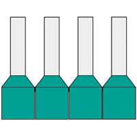 Geïsoleerde HaspelAdereindhulzen 0,34qmm Turk penlengte= 8mm - thumbnail