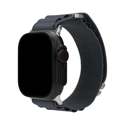 Mobilize Nylon Watch Band - Alpine - Titanium Connector - for Apple 42/44/45/49mm - Dark Grey