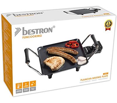 Bestron abp600 plancha bakplaat 1000w zwart - thumbnail