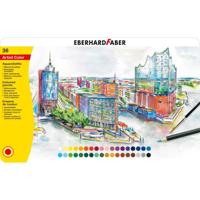 Eberhard Faber ef-516036 aquarelpotlood metalen etui a 36 stuks - thumbnail
